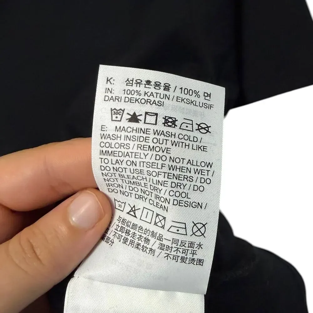Nike The Nike Tee Athletic Cut Short Sleeve Shirt NWT Men's Sz M Black Crew Neck